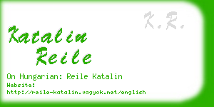 katalin reile business card